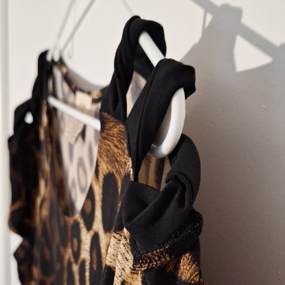 Leopard Print Women's Top - Picture 2 of 5